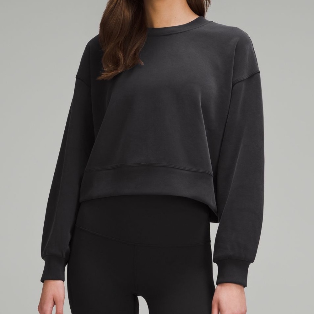 Lululemon Cropped Crew Neck Sweater
